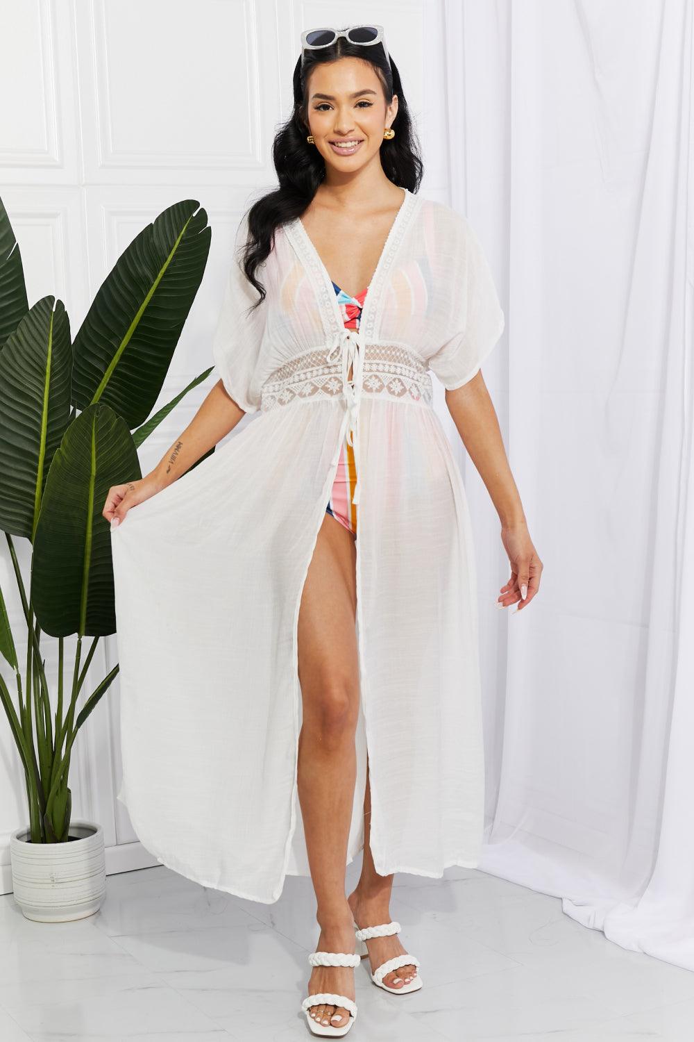 Marina West Swim Sun Goddess Tied Maxi Cover-Up - Laguna Looks